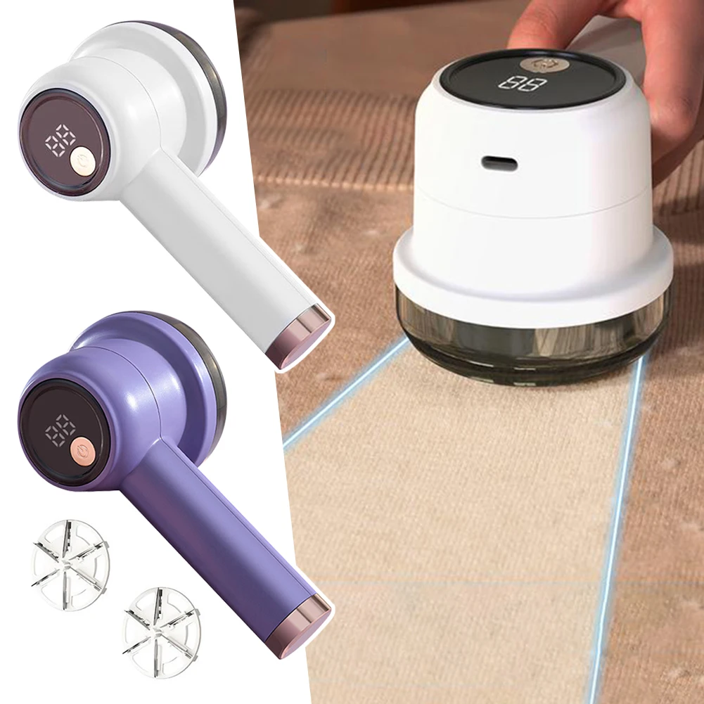 

Светодиодный цифровой дисплей Бритва для ткани 3 настройки скорости Безопасность Защита Интеллектуальный беспроводной электрический прибор для удаления ворса Помощник по уходу за одеждой