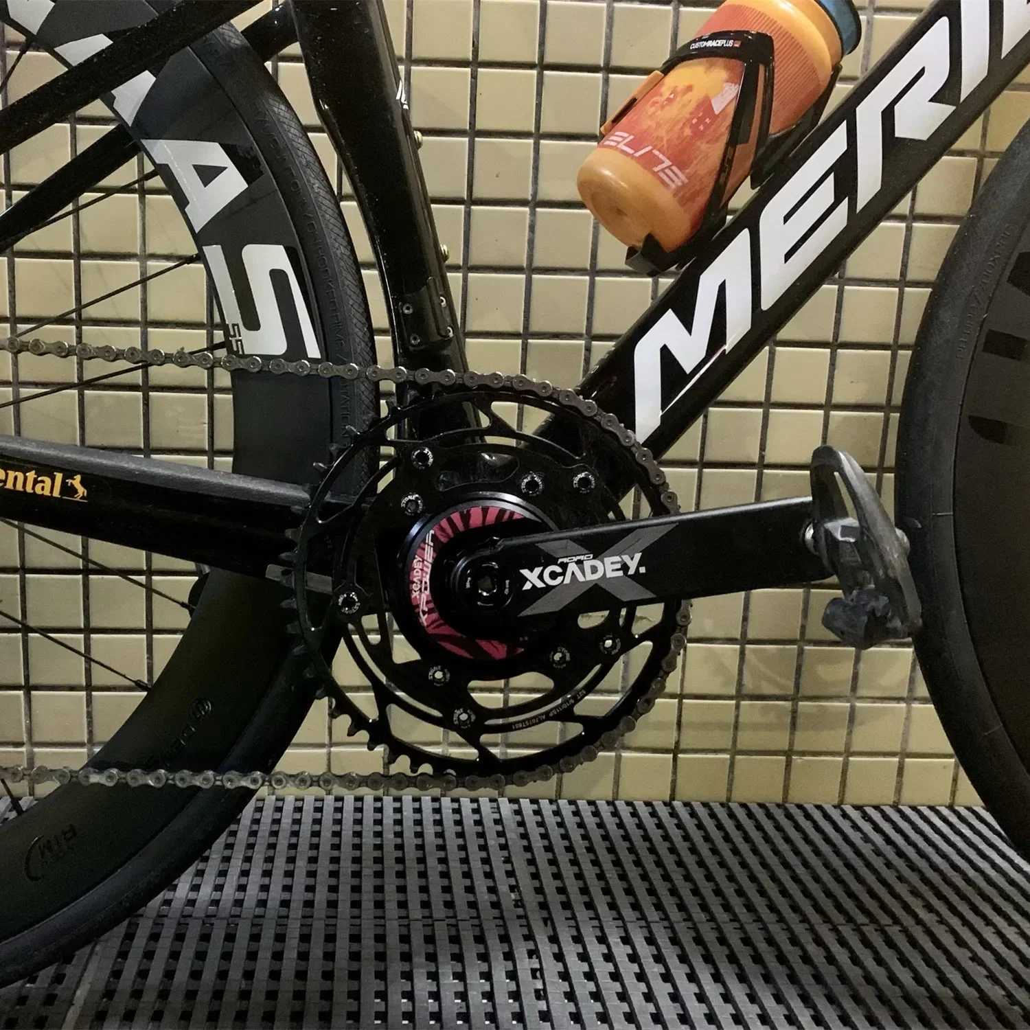 ラウンドチェーンリングシステム110bcd,カーボン,Shimano 105,r7000 