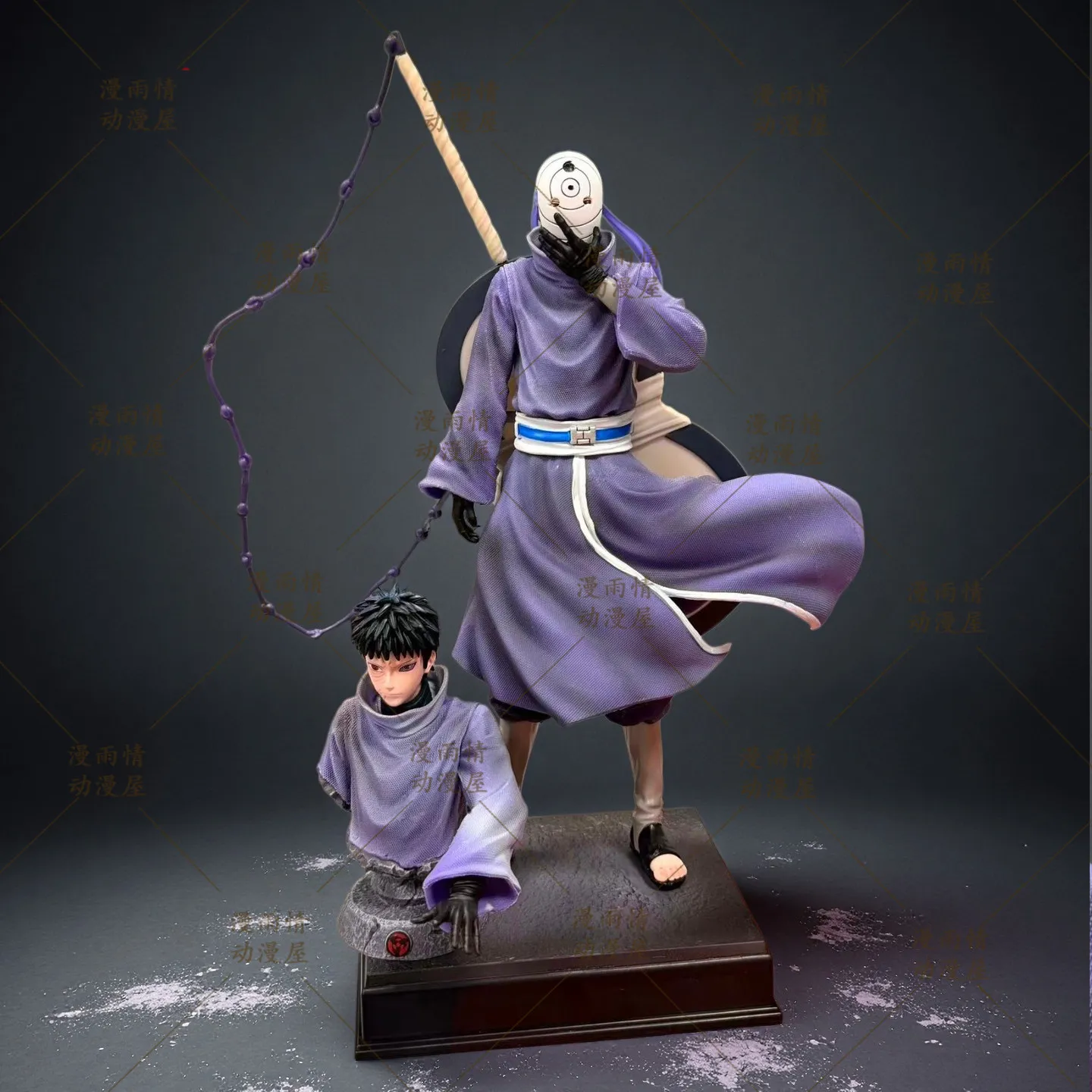 

Аниме-фигурка 36 см, статуэтка с двумя головами, модель из ПВХ, коллекционная кукла, украшение для стола, идеальный подарок на день рождения для детей и любителей аниме.