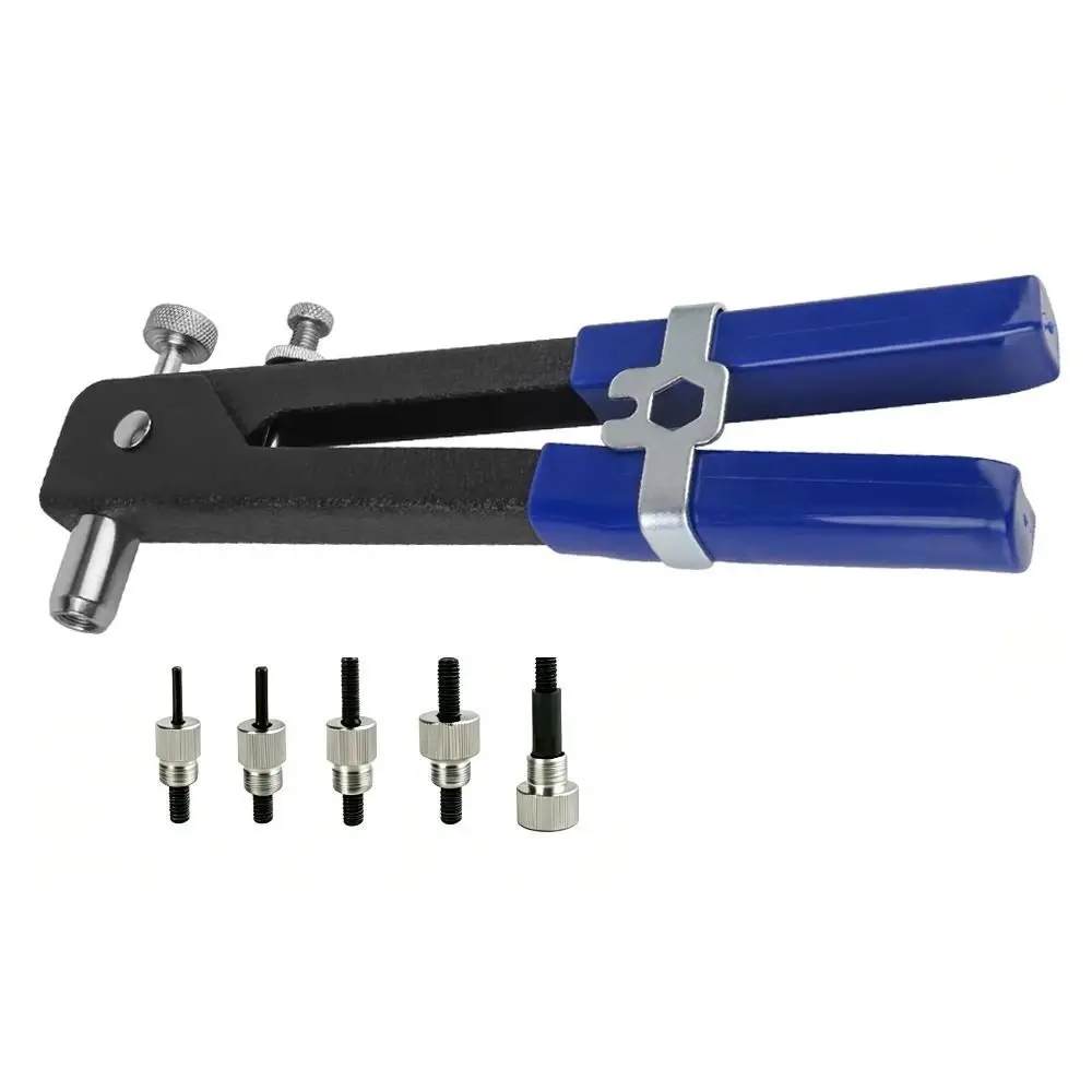 with Metric Nuts Assortment Rivet Nut Tool Kit M3/M4/M5/M6/M8 Non-slip Nut Rivet Plier Set Manual Rust-proof