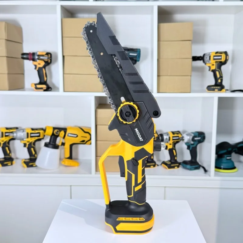 منشار MIGOAT Mini مقاس 6 بوصات، تصميم بيد واحدة للتقليم، منشار خشب محمول مع قفل أمان، لبطارية ماكيتا 18 فولت - 20 فولت #6
