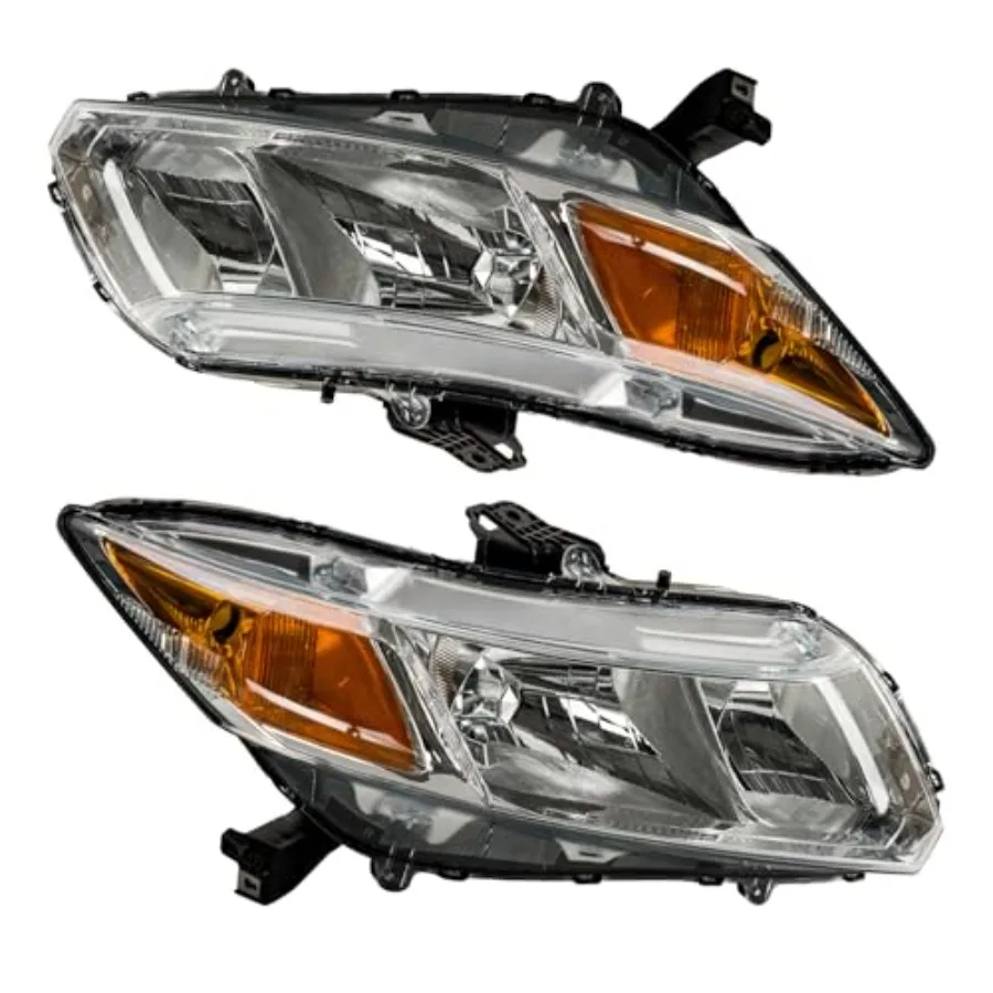 

Headlight Assembly Pair, OE-Style Replacement Compatible with 2012-2015 Civic