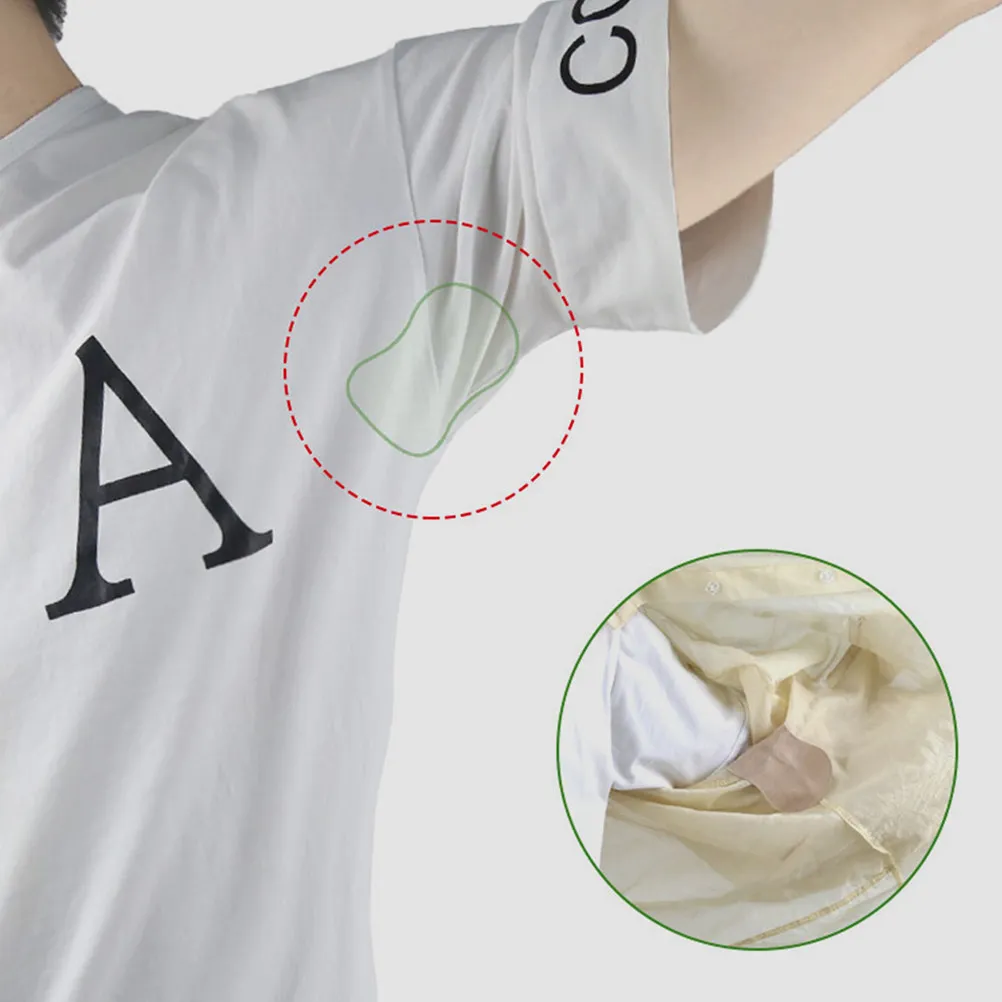 1 комплект подмышечных прокладок от пота двойного назначения для подмышек и стоп, дезодорирующие, противоперспирантные пластыри для всех типов кожи