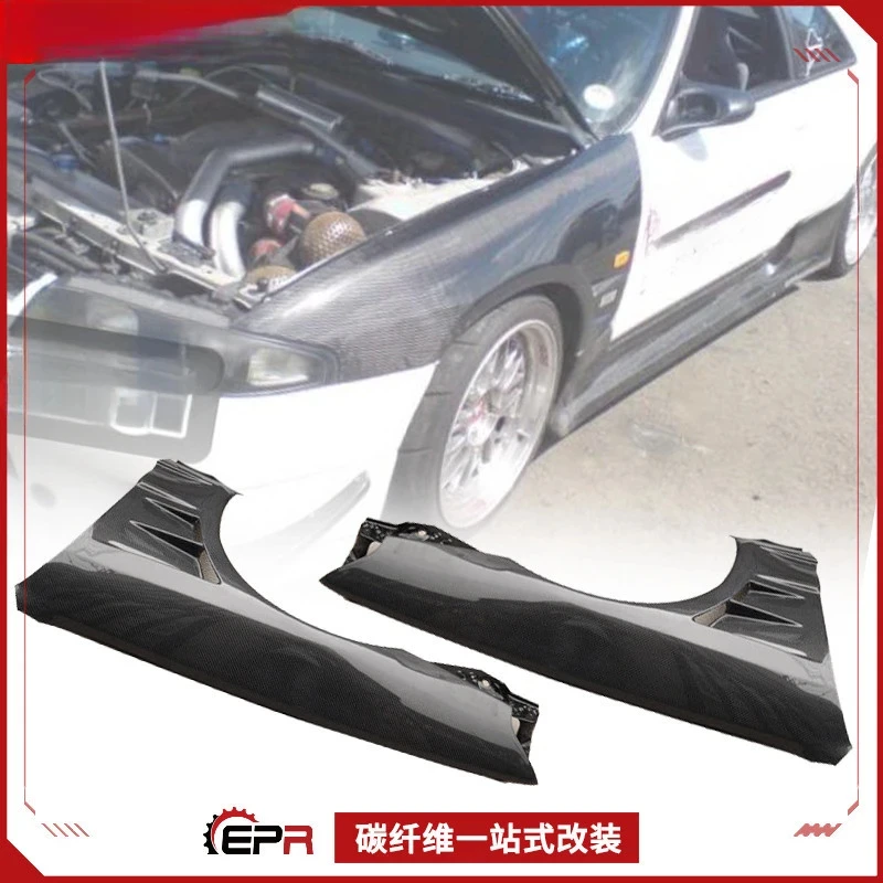

Для Nissan Skyline R33 GTR BN Style сухое вентилируемое переднее крыло из углеродного волокна - рассеивание тепла