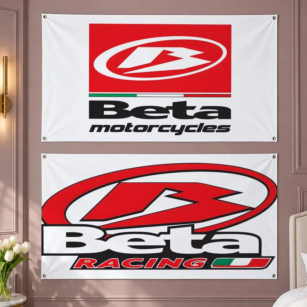 Betas Racing Flags Aesthetic Room Decor Wall Hanging For Bedroom Dorm Gaming Room And Parties