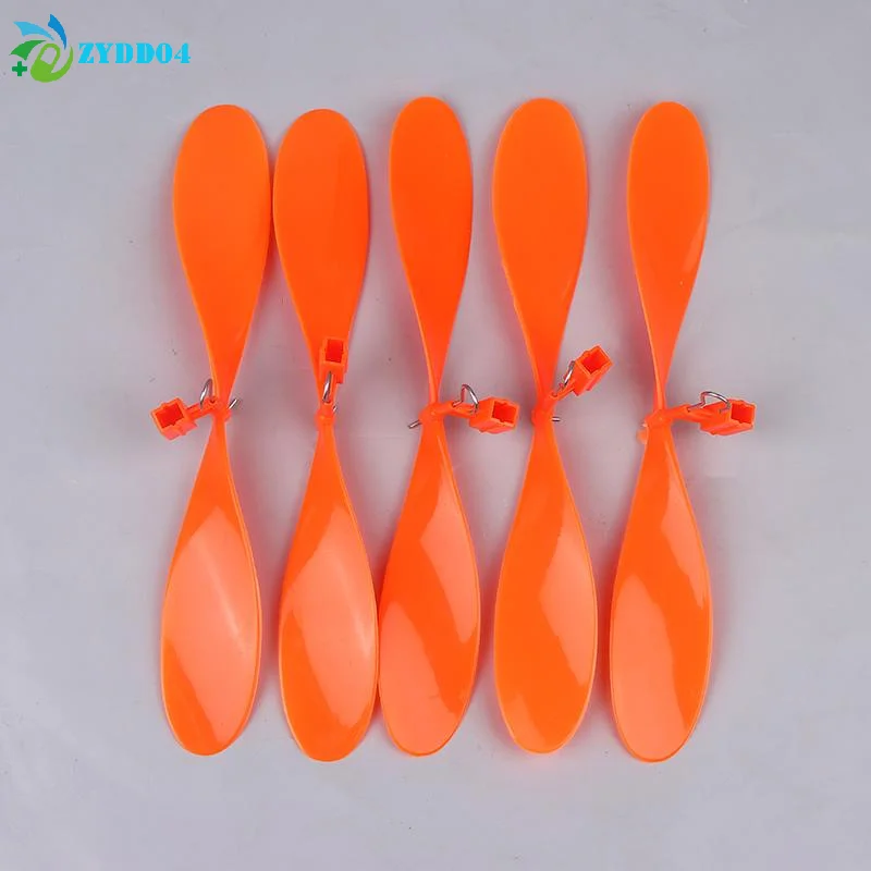 ●10PCS 180mm Rubber Band Powered Propeller For Model Aircraft Propeller Supply Student Airplane Spinner