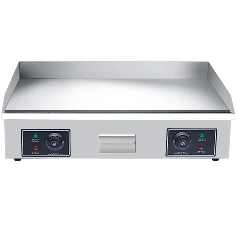 Large Electric Oven Teppanyaki Equipment Commercial Stall Teppanyaki Squid Grilled Cold Noodles Teppanyaki Fried Pan