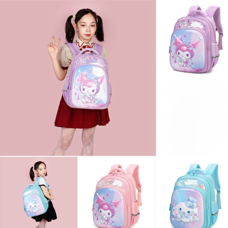 Sanrio jade cinnamon dog new lightweight ridge protection boys backpack girls fashion cute simple breathable student bag