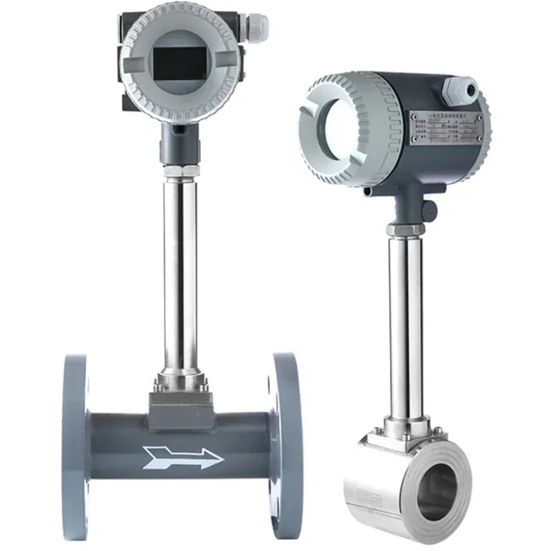 Hot Salesvortex Flowmeter Temperature And Pressure Compensation Steam Air Nitrogen Gas Digital Liquid Crystal