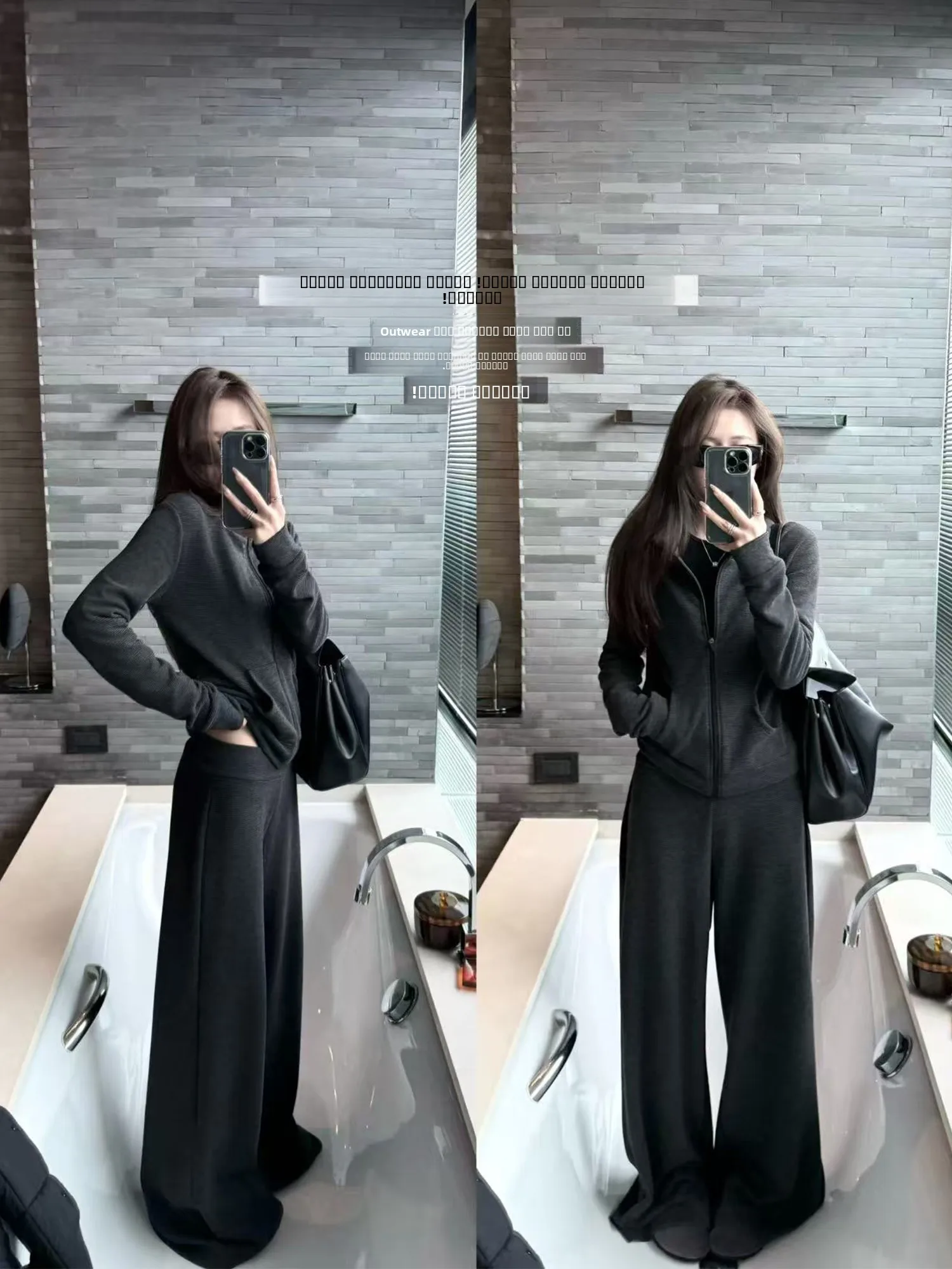 

Superniniyy Fce подкладка мягкий свитер в полоску и брюки комплект женский костюм из двух предметов зимний комбинезон на молнии с застежкой-молнией Long Sve