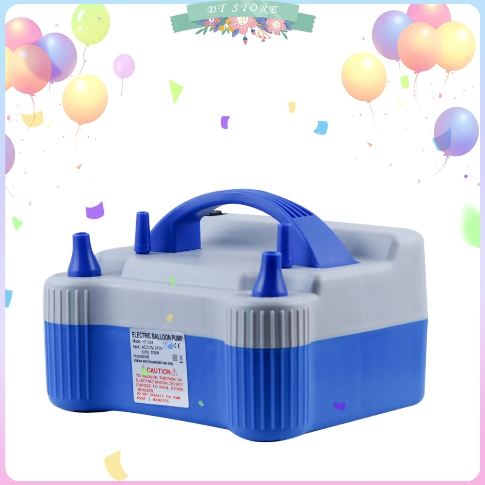 

110V 220V HT-508 Balloon Pump Electric Pump Double Hole Balloon Inflator Household Portable Small Inflator Electric Pump