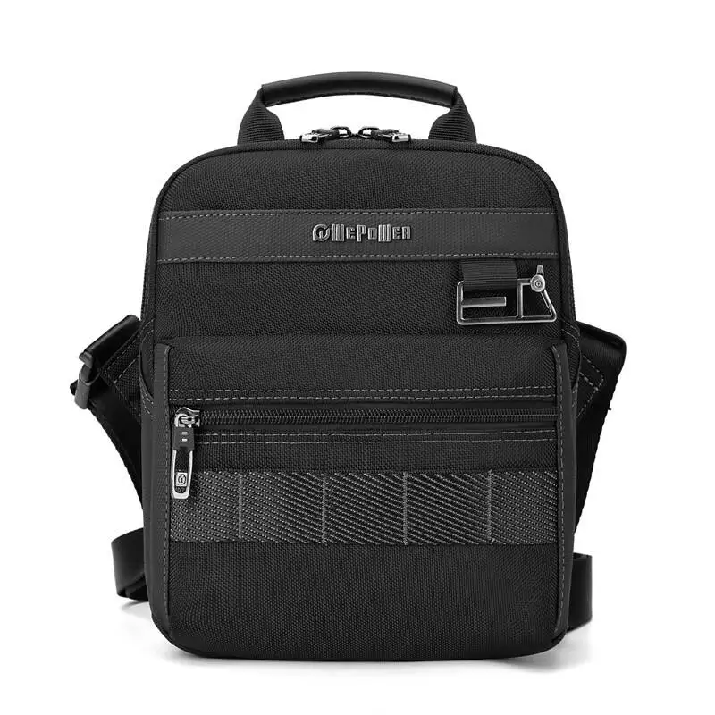 New Men's Large Capacity Business Crossbody Multi-Compartment Commuting Outdoor Travel Shoulder Bag Crossbody Bag Cellphone