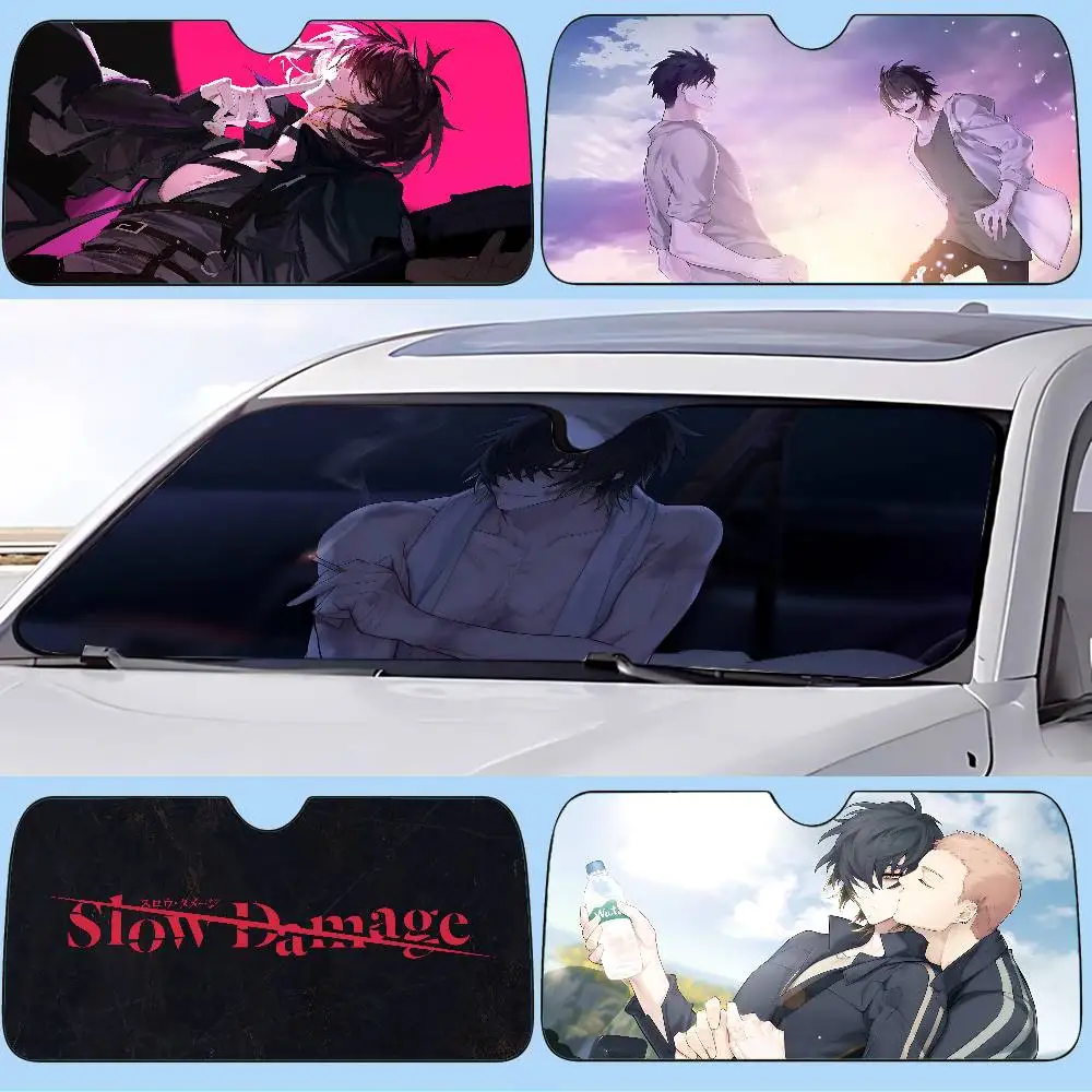 

S-Slow D-Damage Car Sunshade Curtains Sunshade Car Window Windscreen Cover Sun Shade Auto Sun Visor Car-covers