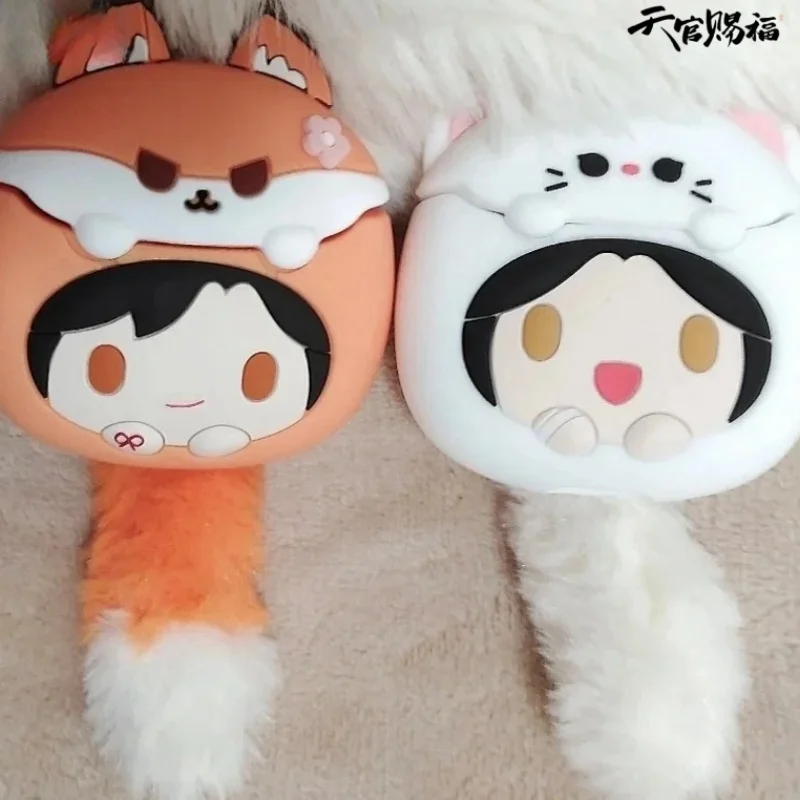 

Tian Guan Ci Fu Tgcf Hua Cheng Xie Lian Comics Fox Rabbit Bluetooth Headset Headphone Earphone Case Official Cosplay Toy Gifts