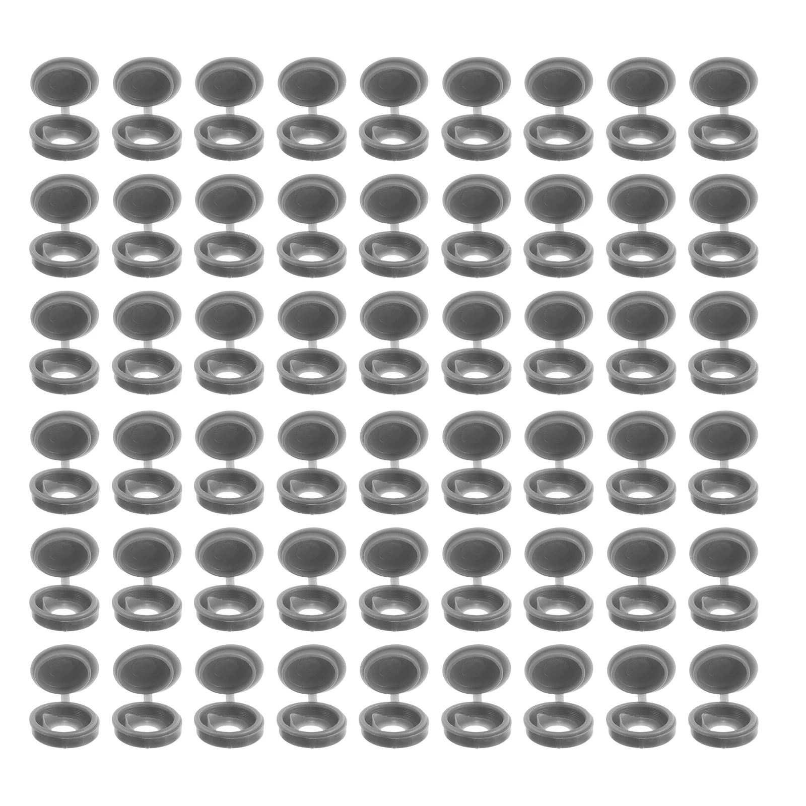 

200pcs Decorative Plastic Hinged Covers For Furniture Easy Installation Protective Enhance Home Tables Washer Top