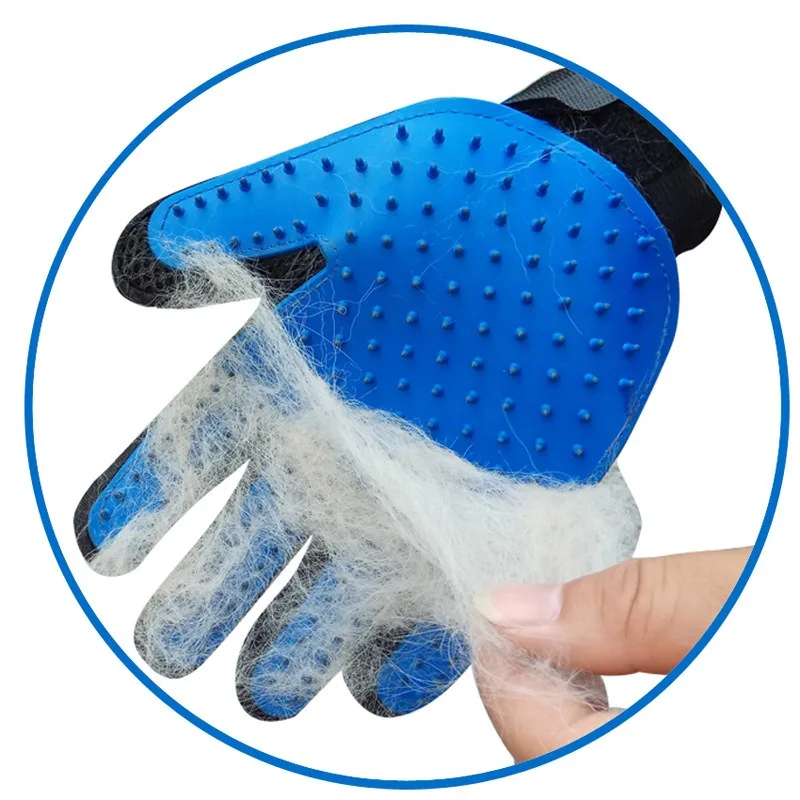 Pet Grooming Hair Removal Brush Gloves Clean Cats Pet Products Animal Cat Grooming Glove Massage Supplies Removes Home Garden