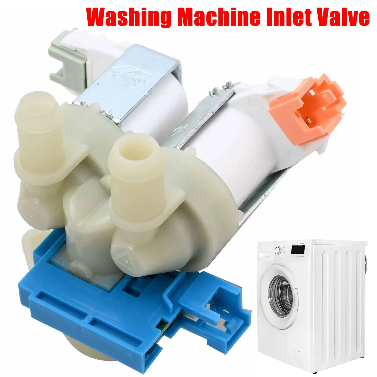 2 WAY Water Inlet Valve For 132518622 Washing Machine Replacement Repair Parts