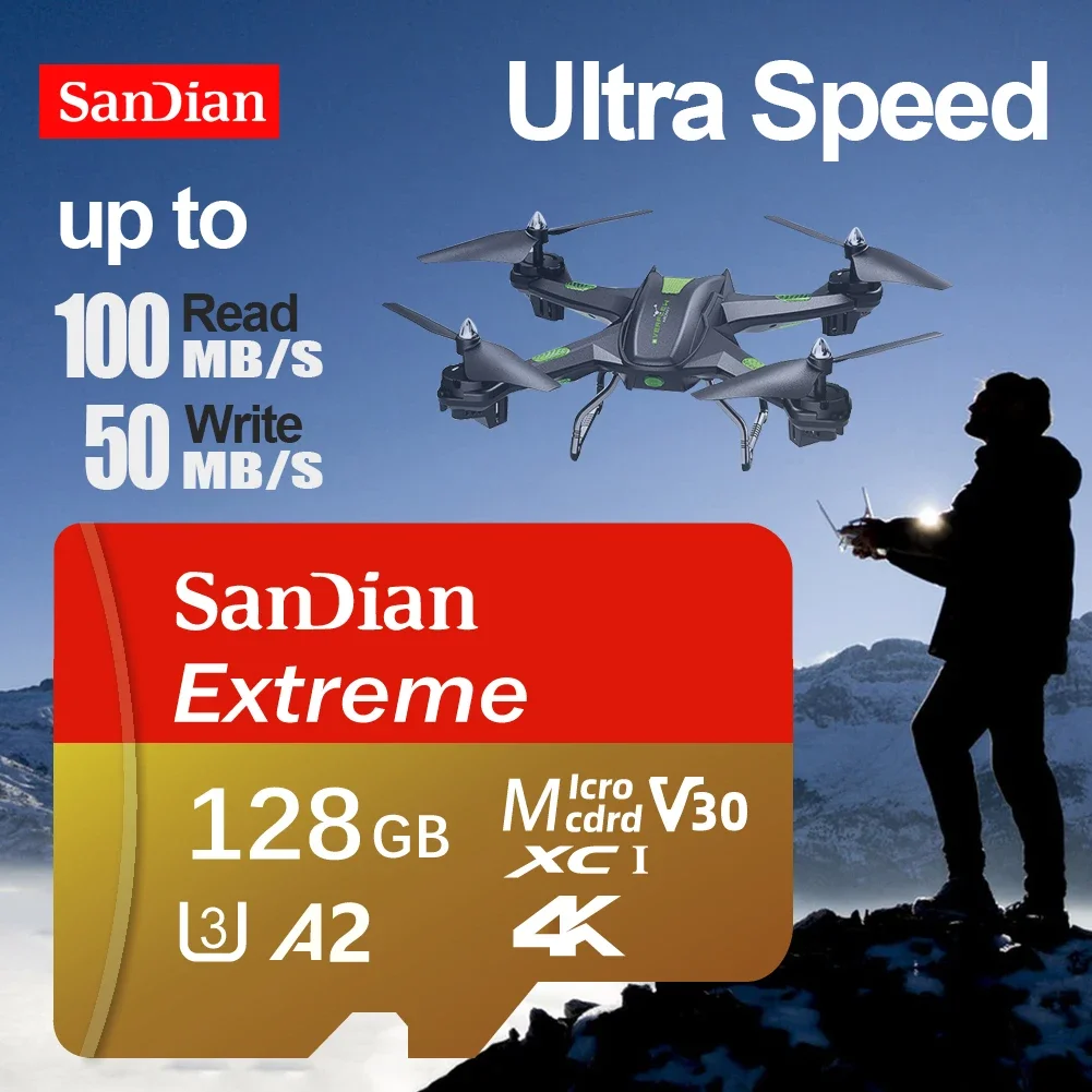 Original Card Memory  1TB Micro TF/SD Card 128GB 256GB  Mini Memory Card Class10 For Camera/Phone/Drone