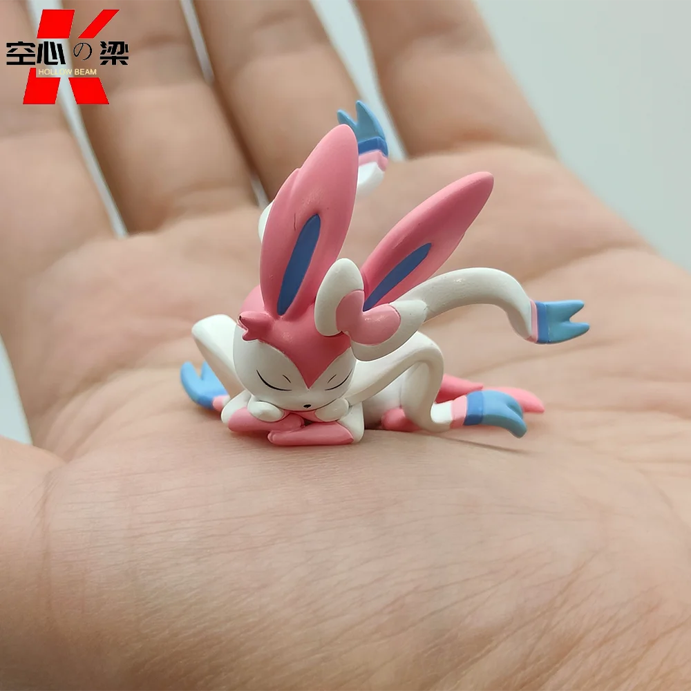 [1/20 Scale World] Serena & Sylveon Coffee Table and Chair Set Toy Figure Decoration