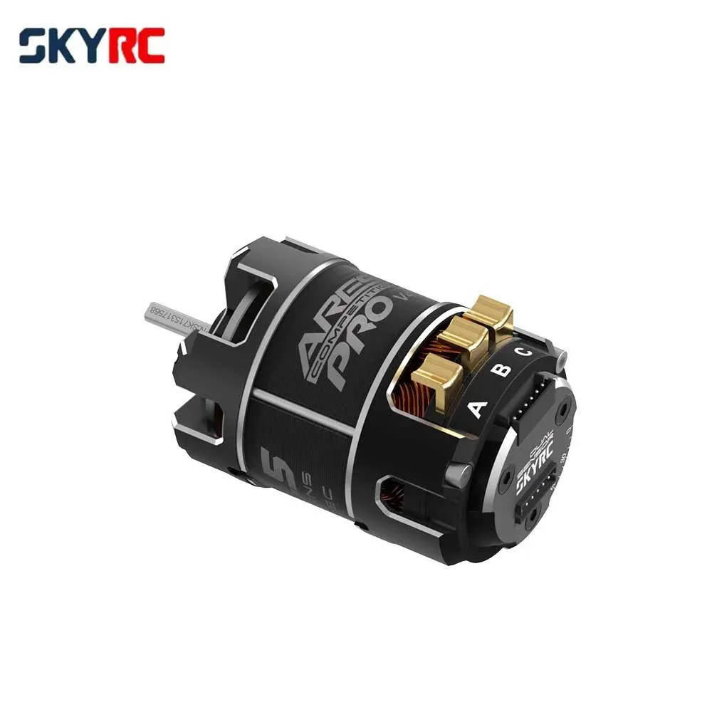 SkyRC ARES PRO 4 lengüetas de soldadura de baja resistencia sin escobillas con sensor resistencia inferior a 0,1 mΩ corriente máxima 80A por pestaña para coches Rc