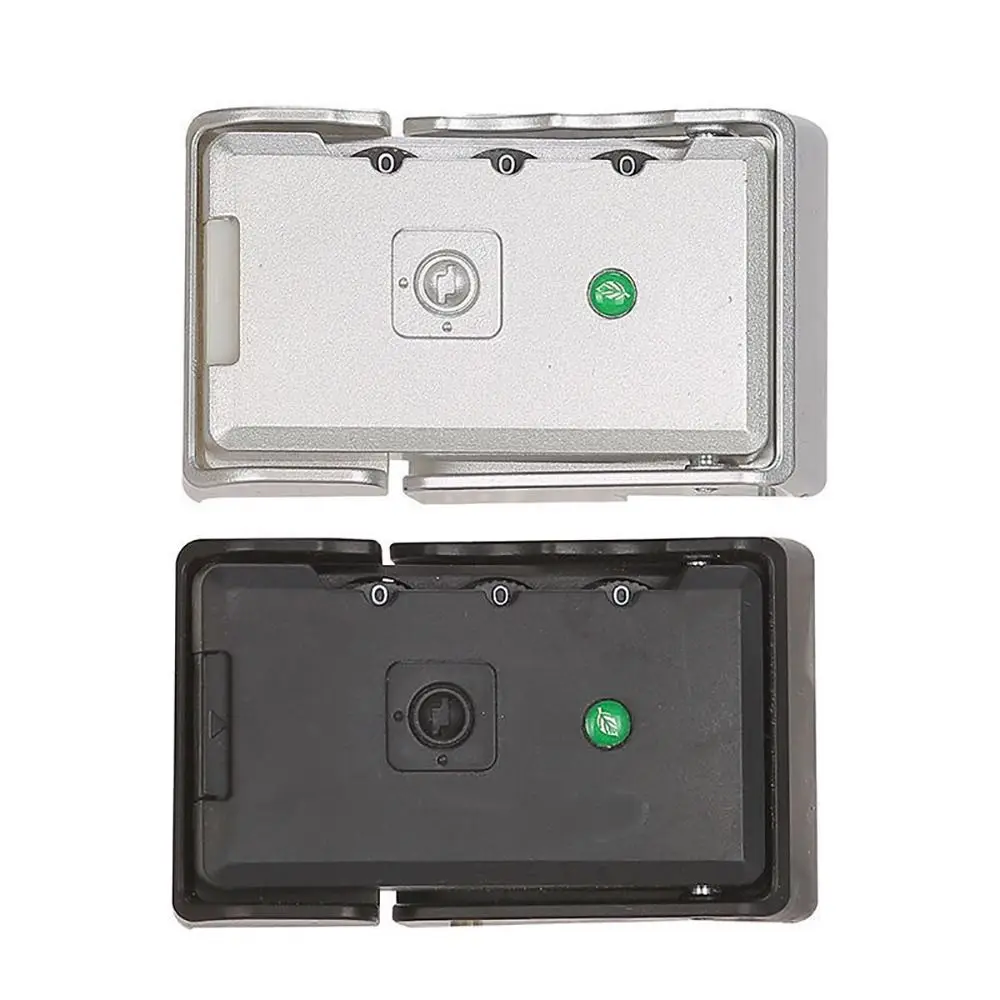 Black Silver Suitcase Lock Buckle Repacement Repair Supplies 3 Digit Combination Lock Lock Catch Security Tool