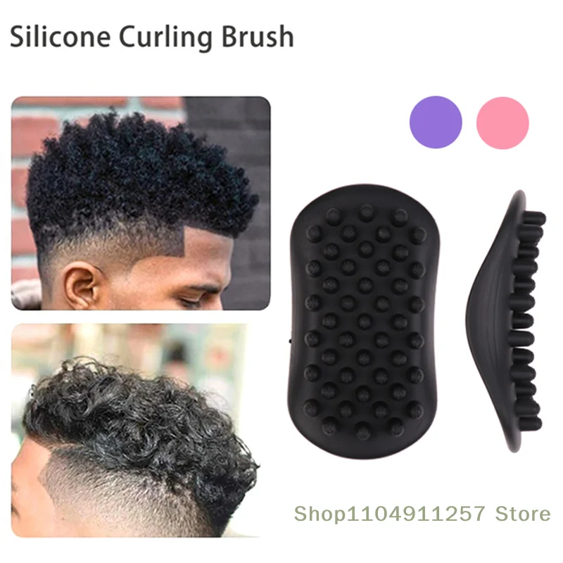 

Durable Rubber Curl Brush Silicone Magic Twist Hair Brush Curl Styling Accessory Wave Braid Massage Clean Tool Curls Sponge Comb
