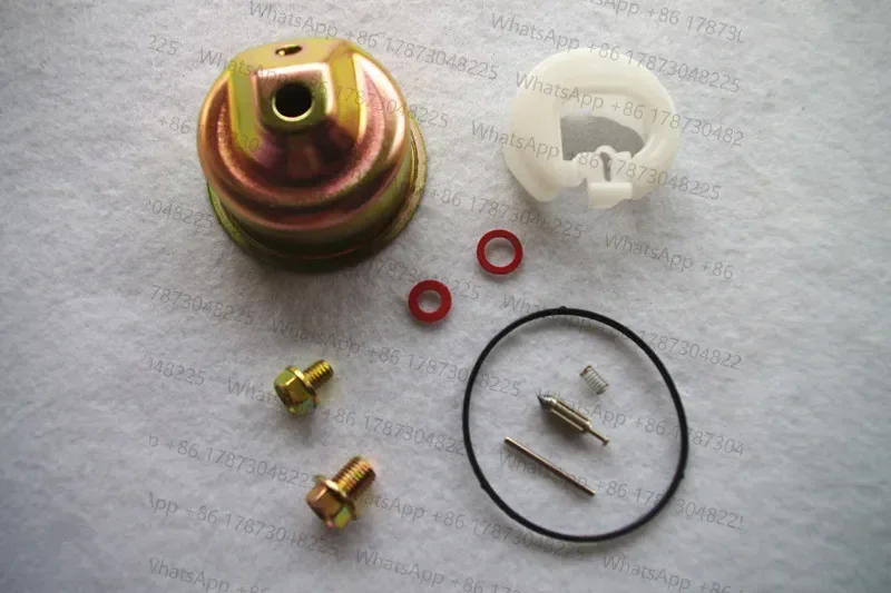 Carburetor repair kit for  GX240 GX270 GX340 GX390 engine Includes bowl gasket float pin screw washer needle valve spring