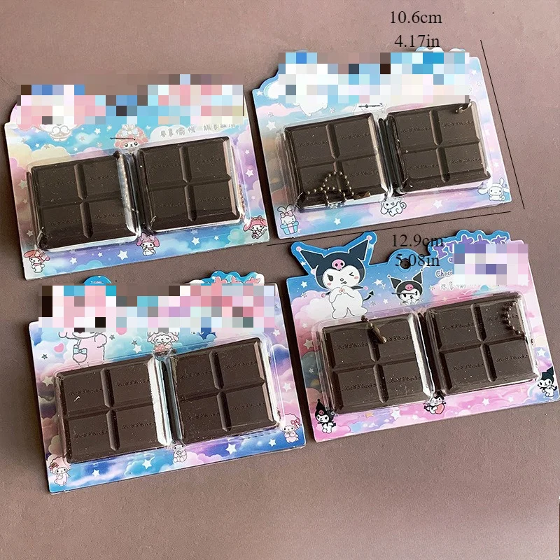 Afbeelding 5: 2 STKS Creatieve Zijdeachtige Chocolade Notebook Zelfgeurende Bean Boek Mini Notebooks Student Memo Pads Thuis Koelkast Sticker