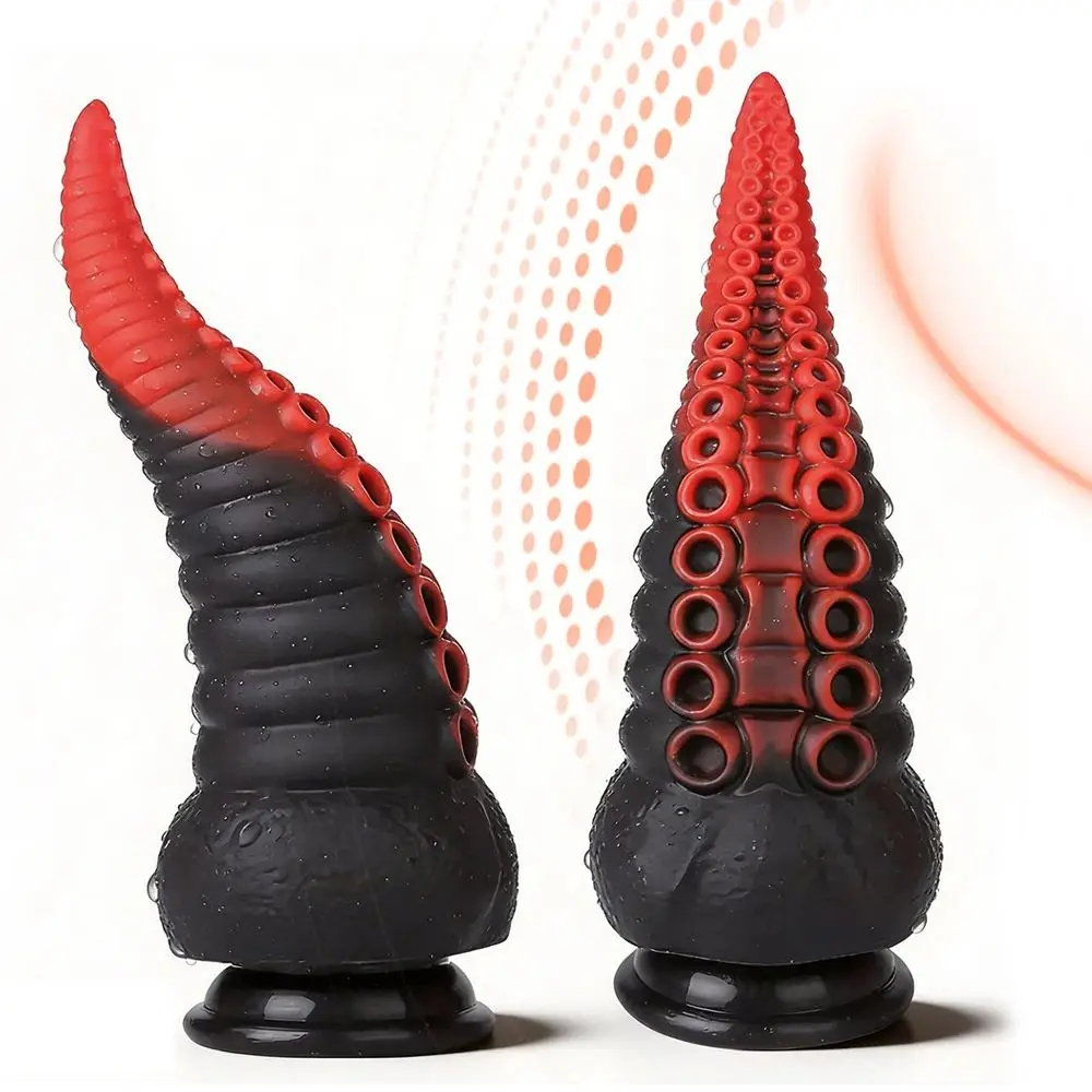 Soft Silicone Animal Penis Dildos Octopus Tentacle Big Dick Suction Cup Anal Plug Female Buttplug Sex Toys for Women Adult Goods