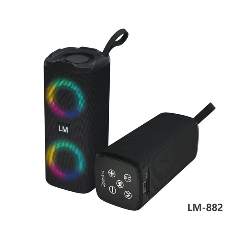 Cloth Bluetooth Speaker Home User Gift Audio Multi-function LED Colorful Light, Portable Mini Speaker