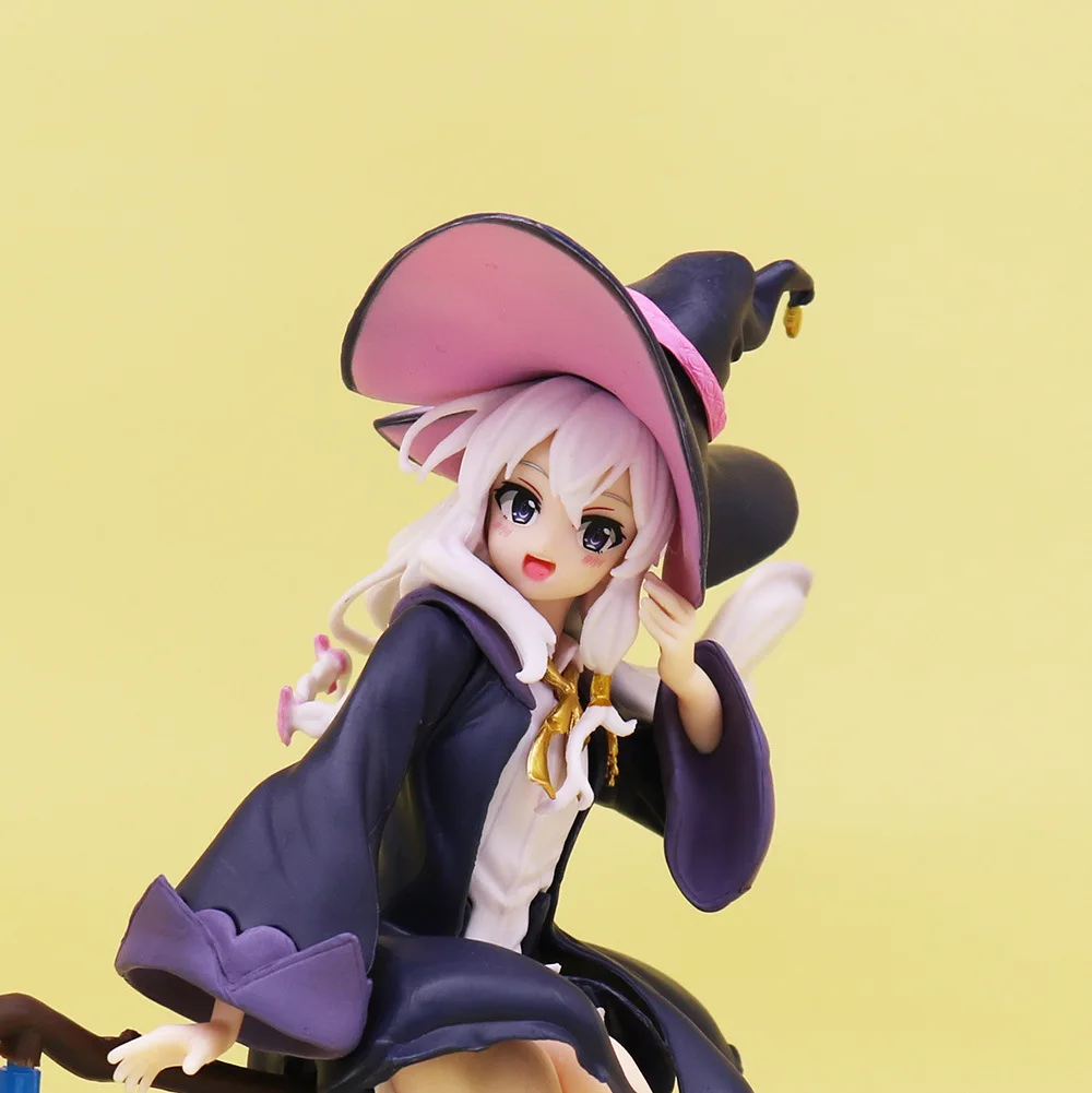 19cm Anime Wandering Witch: The Journey of Elaina Action Figure Kawaii Witch Figurine PVC Model Toys Collection Halloween Gifts