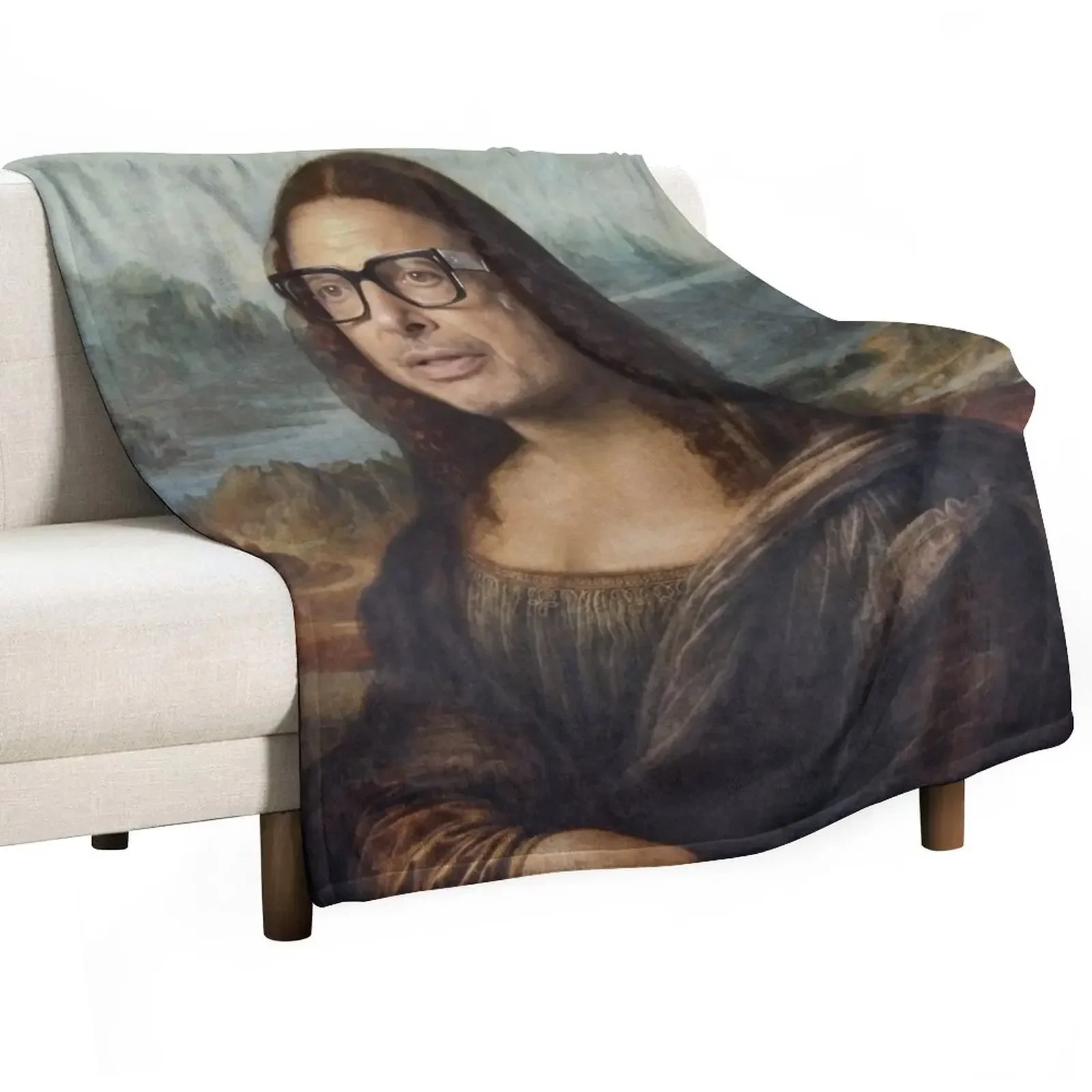 

Mona Goldblum - Oil Painting Throw Blanket warm for winter halloween Stuffeds Blankets