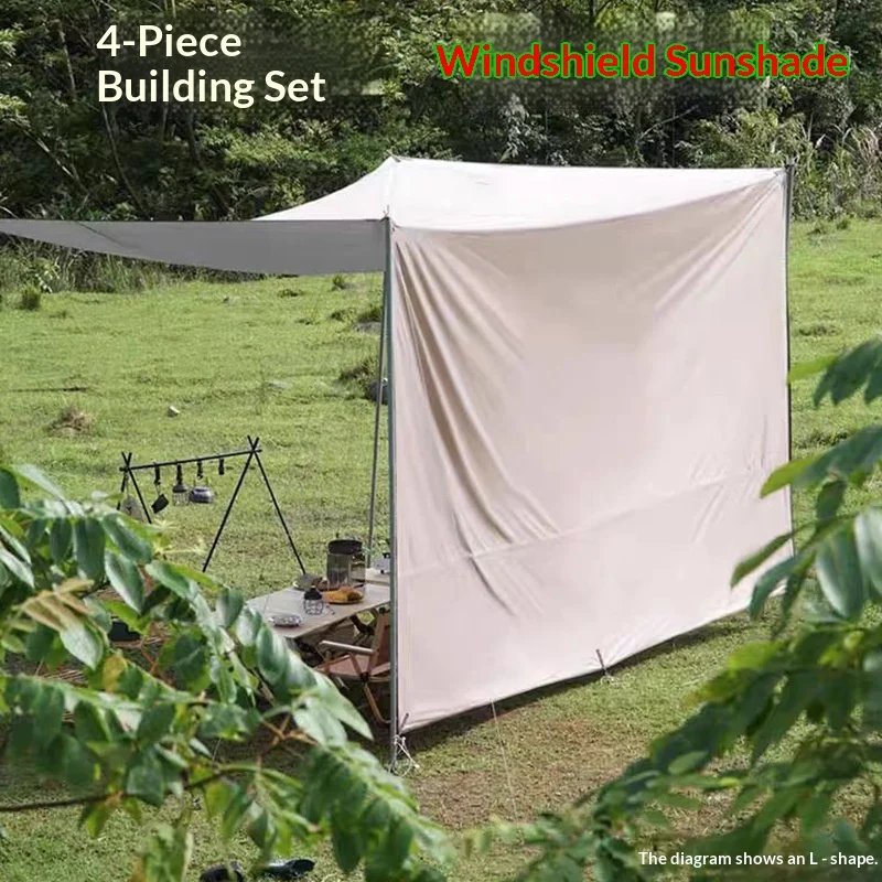Strictly Selected Waterproof Summer Canopy Tent Outdoor Picnic Camping Equipment Full Set Butterfly Sunscreen Fast Delivery