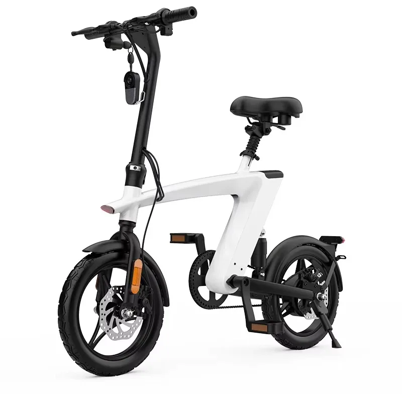 Image 7: Vélo pliant à trois modes pour hommes, vélo électrique pliant 36V, vélo de montagne électrique à deux roues tout-terrain