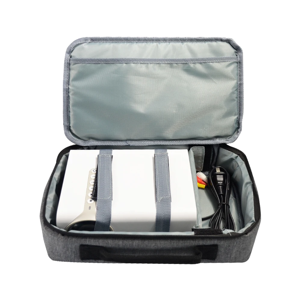LEJIADA Projector Bag Daily Necessities Tools Camera Household Savings Gray Portable Waterproof Storage Projection Accessories