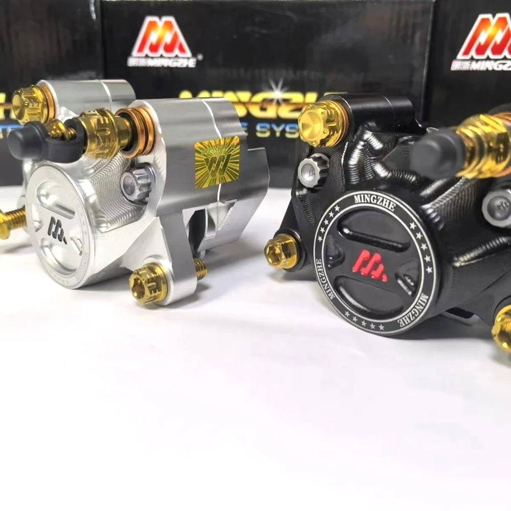 Universal Motorcycle 84mm CNC Aluminum 34mm*2 Piston Brake Caliper For Ducati Kawasaki Suzuki Yamaha RSZ JOG Niu Ninebot Modify