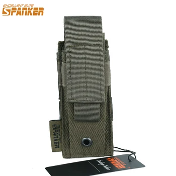 ยอดเยี่ยม ELITE SPANKER ยุทธวิธีปืนพกนิตยสาร Mag Pouch เดี่ยวนิตยสาร Holster Universal การล่าสัตว์ปืนคลิปอุปกรณ์