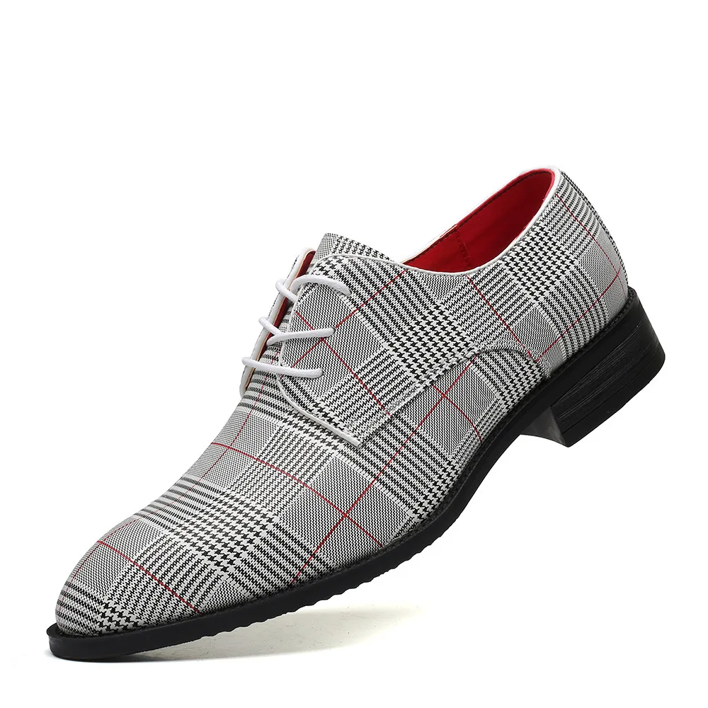 Men Classic Business Shoes Luxury Design Fashion Pointed Toe Lace-Up Formal Wedding Shoes  Male Footwear Plus Size 38-48