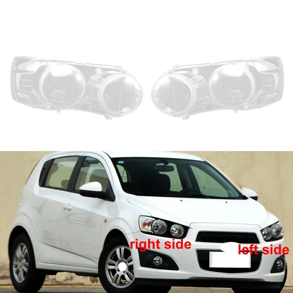 Car Left Headlight Shell Lamp Shade Transparent Lens Cover Headlight Cover for Chevrolet Aveo 2011 2012 2013