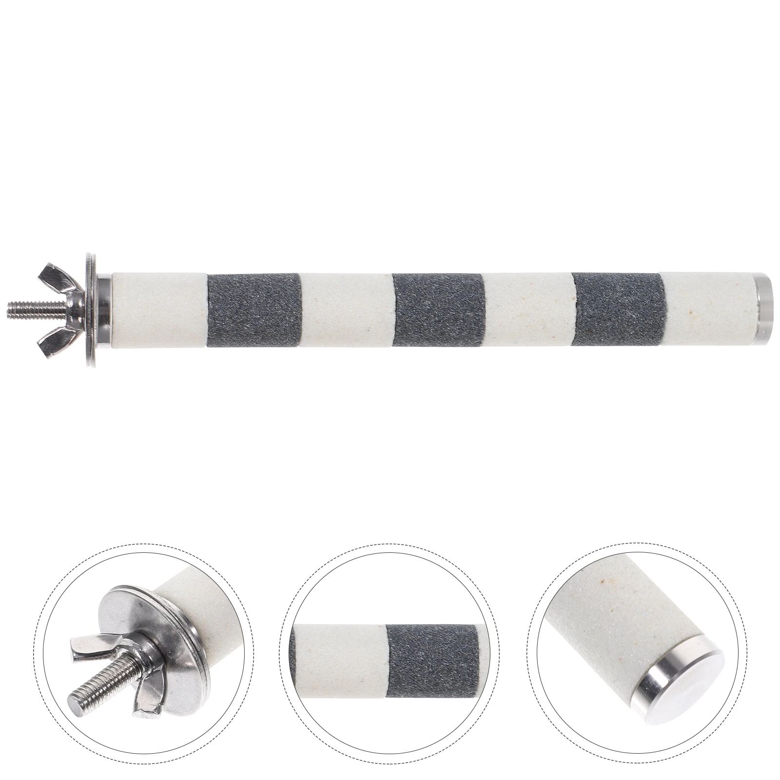 

Sturdy Perch For Parakeet Parrot Bite Resistant Claw Grinding Stick Cage Bird Standing Rod Funny Pet Bird Play Equipment Parrot