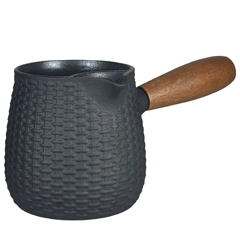 

24-часовая доставка, чайник ручной работы, чугунный чайник, дизайн для заваривания открытого пламени, боковая ручка для кипячения кофе и Steepi