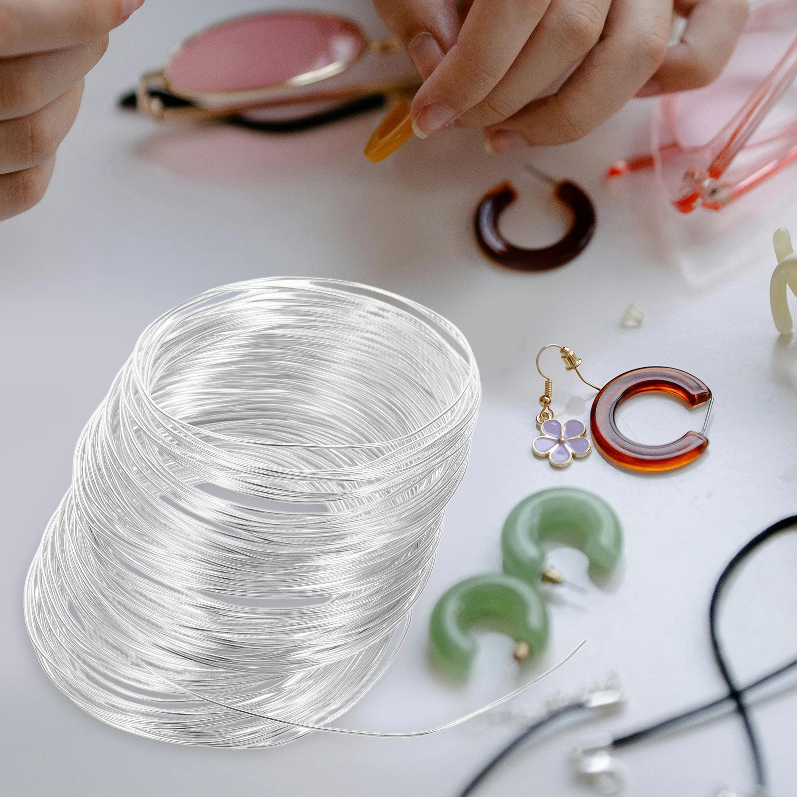 

1 Roll Aluminum Wire Silver 1Mm Thin Flexible Metal For Jewelry Making Diy Bracelet Beading Wrapping Modeling Bonsai