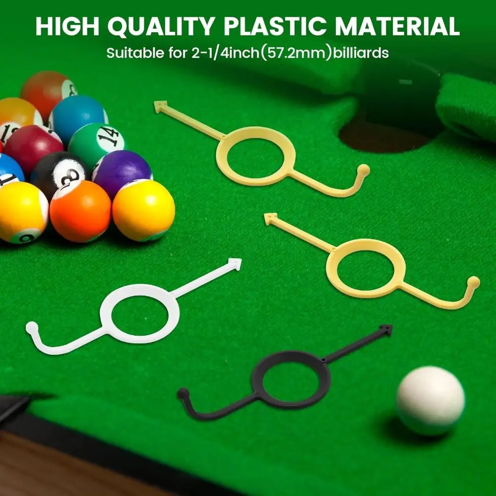 

5pcs Training Tool Billiards Aiming Aid Professional Accuracy Improvement Cue Shot Aiming Aid Universal Pool Skills Training