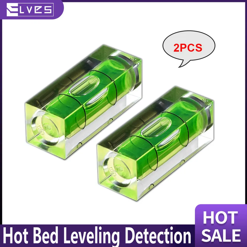 ELVES 2pc 3D Printer Parts Hot Bed Leveling Detection Heatbed Leveler use for Hot Bed Level Detector for Ender 3 CR10 3D Printer