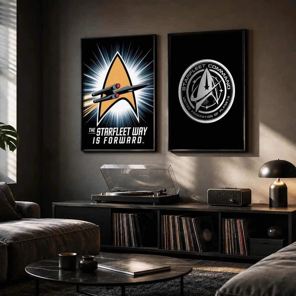 S-Star Trek TV Show Movie Poster HD Home Wall Stickers House Hallway Living Room Bedroom Bar Office Decor Art Prints - view 3