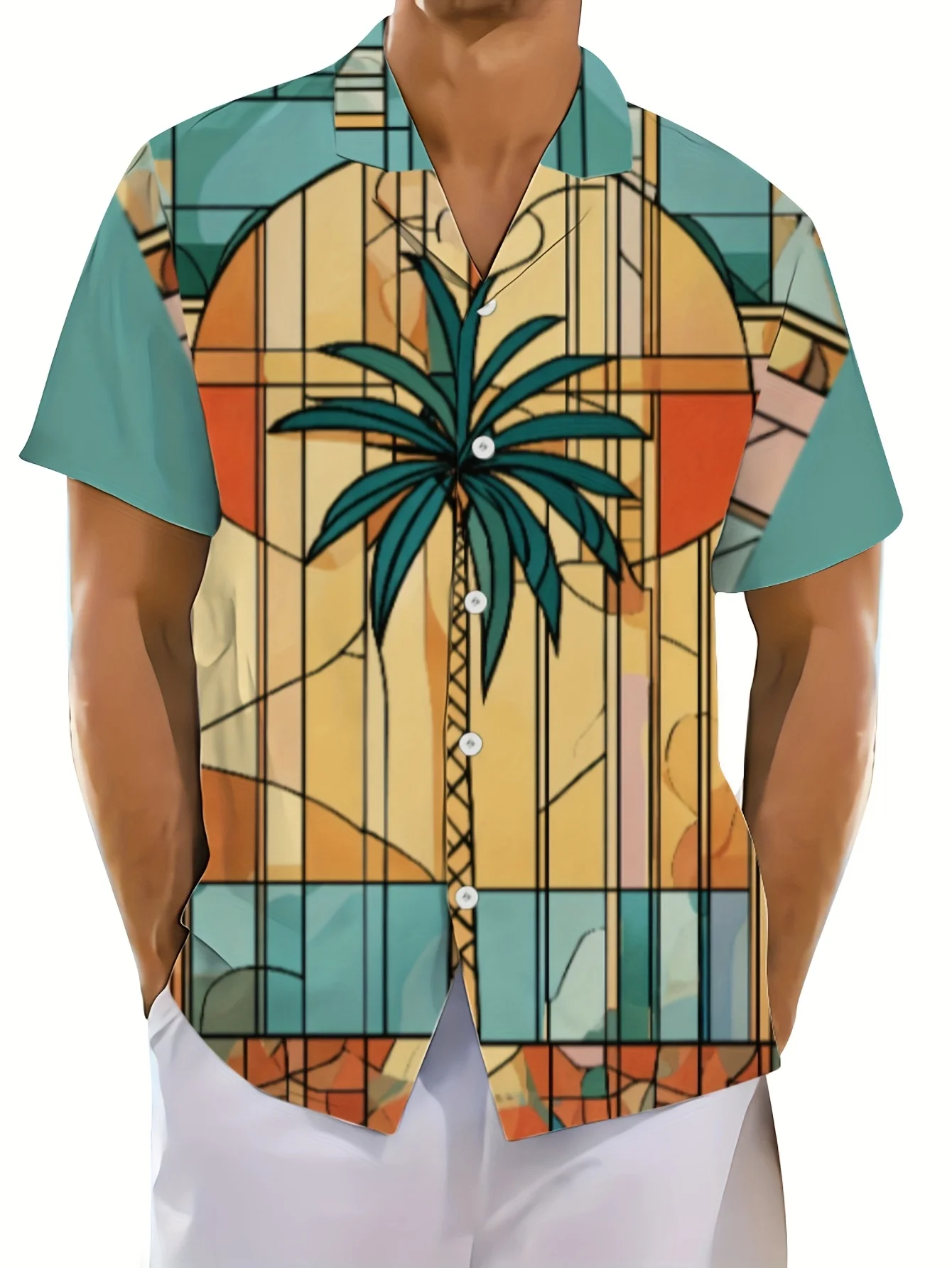 

Hawaiian shirts for men, floral shirts with men's buttons, beach shirts for men and men
