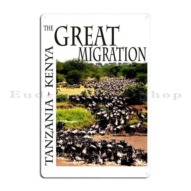 The Great Migration Metal Plaque Poster Plaques Cinema Party Create Customize Tin Sign Poster