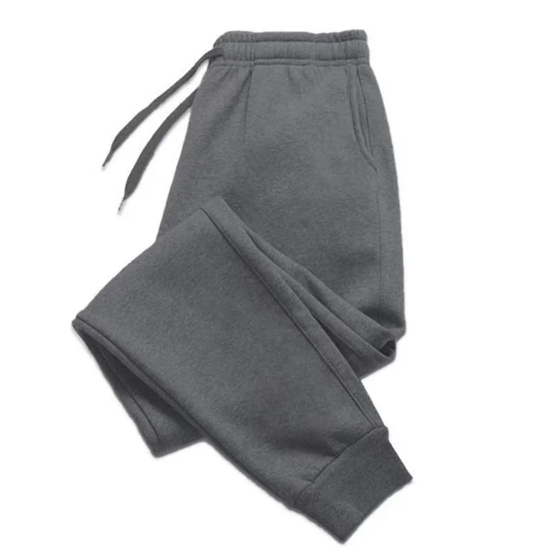 New Joggers Sweatpants Men and Women Elastic Waist Lose Casual Trousers white beige pink yellow Hip Hop Mens Sweat Pants