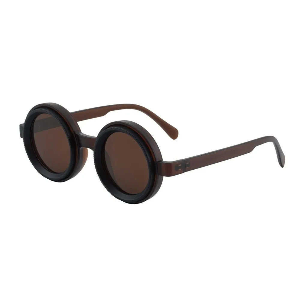 Vintage Polarizing Round Sunglasses Rotatable Elegant Adjustable Zoom Sunglasses Convenient Versatile Stylish Sunglasses Outdoor