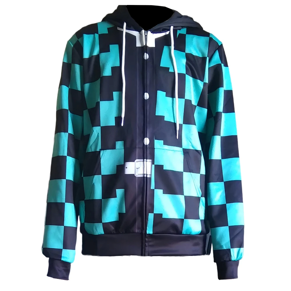 

Оптовая продажа ролевых игр Камадо Косплей Танджиро ‌ Толстовка с капюшоном в стиле аниме «Дьявол убийца», костюм на Хэллоуин, мужское нарядное платье, праздничная одежда